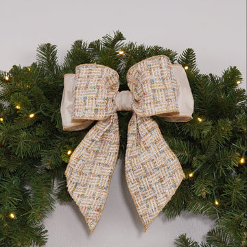 TINSEL TWEED BOW (PREORDER)