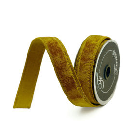 Buy antique-gold VELVET .75" &amp; 1" (IN STOCK)