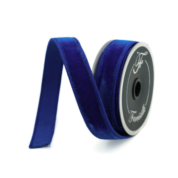 Buy royal-blue VELVET .75" &amp; 1" (IN STOCK)