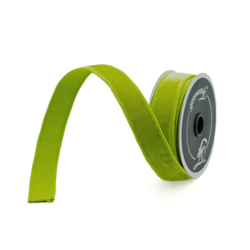 Buy apple-green VELVET .75" &amp; 1" (IN STOCK)