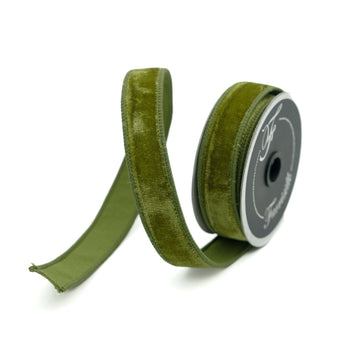Buy olive SPRING VELVET .75" &amp; 1" (IN STOCK)