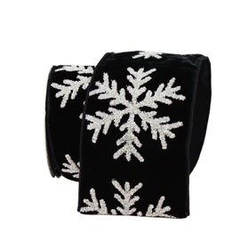 Buy black GLITTER SNOWFLAKES (PREORDER)
