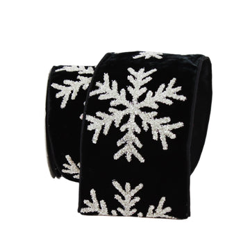 Buy black GLITTER SNOWFLAKES (PREORDER)