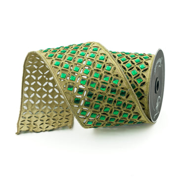 Buy emerald-gold DIAMOND LACE (IN STOCK)