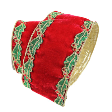 VELVET HOLLY BORDERS (IN STOCK)