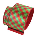 metallic checker ribbon