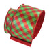 metallic checker ribbon