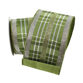 GLITZY PLAID RIBBON (IN STOCK)