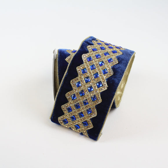 VELVET BEJEWELED LATTICE (IN STOCK)