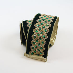 VELVET BEJEWELED LATTICE (PREORDER)
