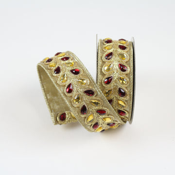 Buy ruby PEAR JEWEL RIBBON (IN STOCK)