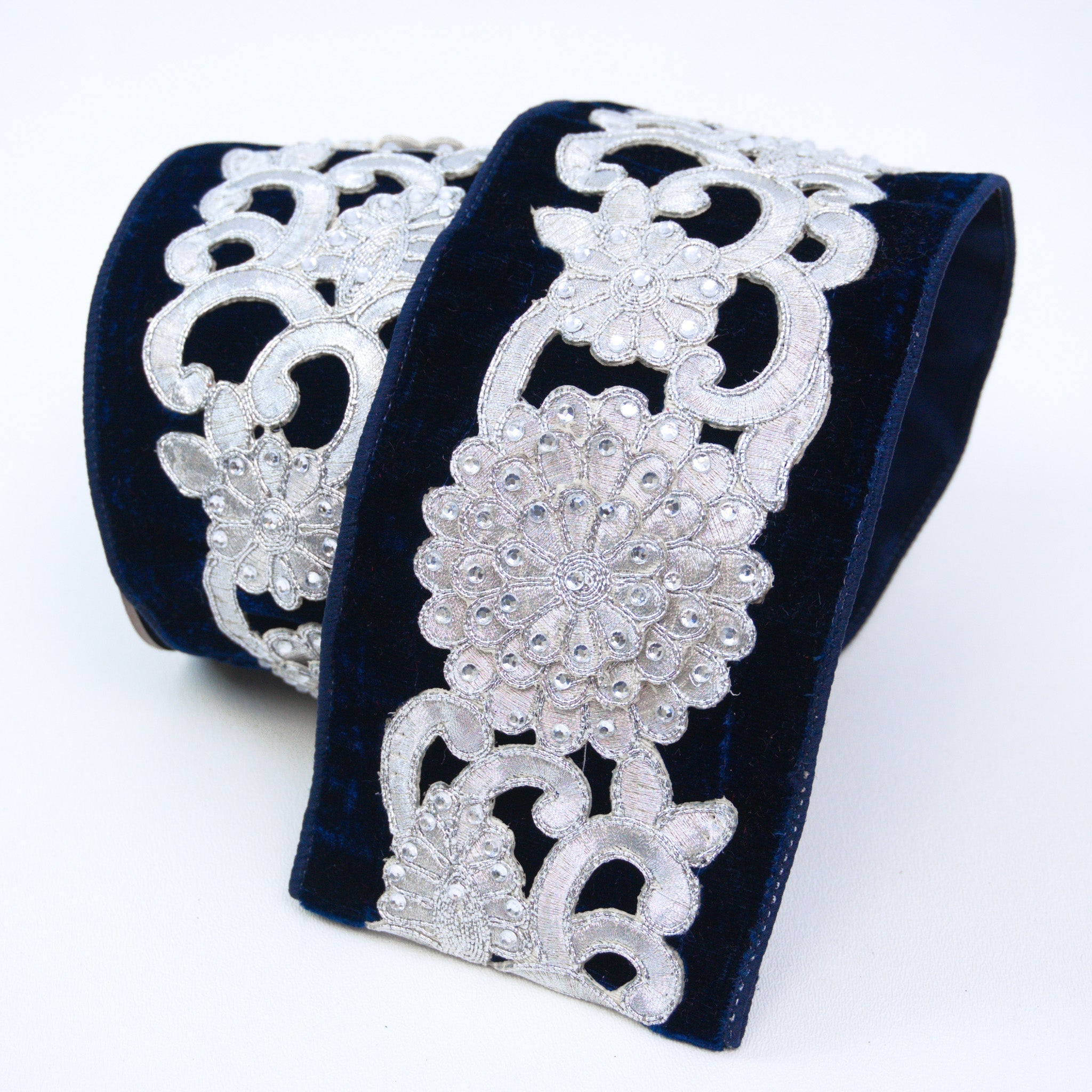 VELVET FLORAL LACE (IN STOCK)