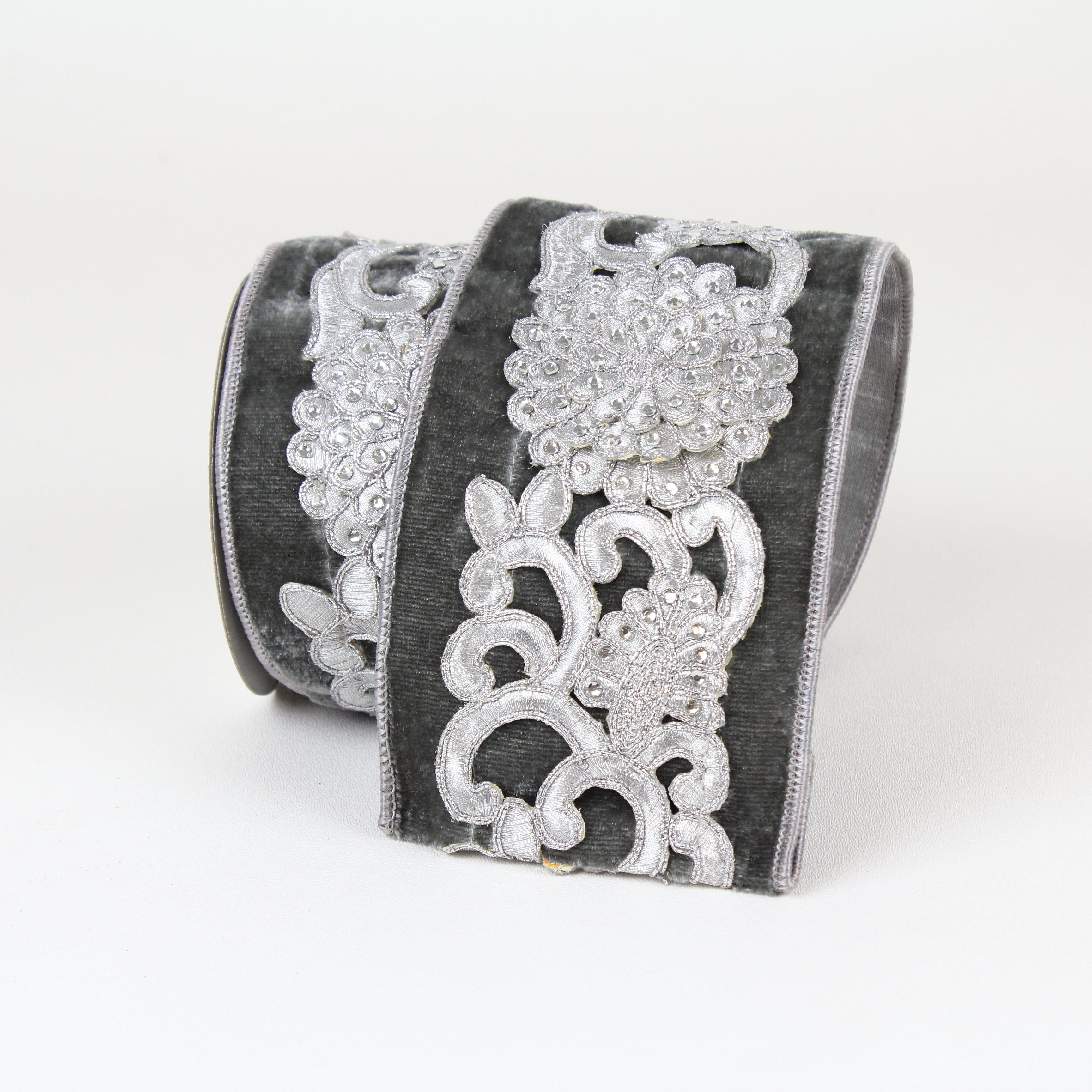 VELVET FLORAL LACE (IN STOCK)