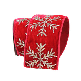 Buy red GLITTER SNOWFLAKES (PREORDER)