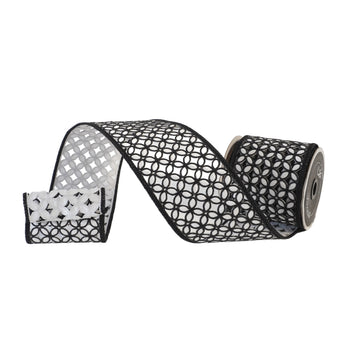 Buy black-and-white CHRISTMAS FLOWERS LACE (IN STOCK)