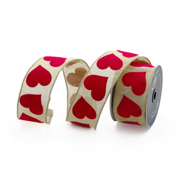 FLOCKED HEARTS (IN STOCK)