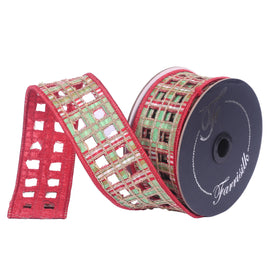 Buy red-and-lime WINDOW PLAID (PREORDER)