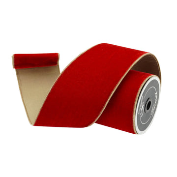 Buy red-and-gold 2 TONE VELVET 4" (PREORDER)