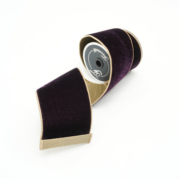 Buy amethyst-gold 2 TONE VELVET 4" (IN STOCK)