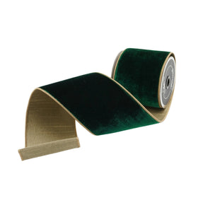 Buy emerald-and-gold 2 TONE VELVET 4" (PREORDER)