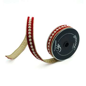 Buy red PEARL BORDERS TRIM (PREORDER)