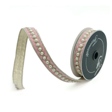 Buy baby-pink PEARL BORDERS TRIM (PREORDER)