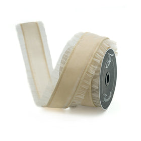 Buy cream SHEER RUFFLE (PREORDER)