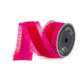 Buy hot-pink SHEER RUFFLE (PREORDER)