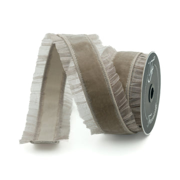 Buy platinum SHEER RUFFLE (IN STOCK)