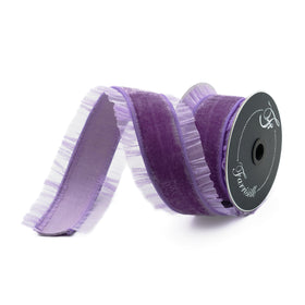 Buy lavender SHEER RUFFLE (IN STOCK)