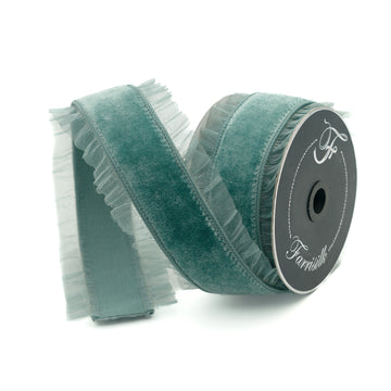 Buy celadon SHEER RUFFLE (IN STOCK)