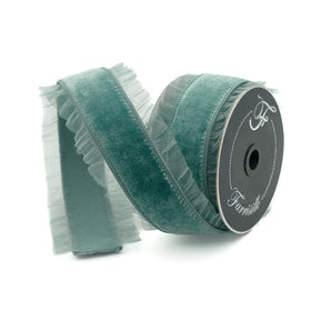 Buy celadon SHEER RUFFLE (PREORDER)