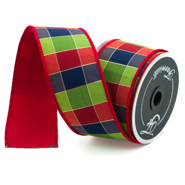 Buy red-green-blue SEDONA CHECKS (IN STOCK)