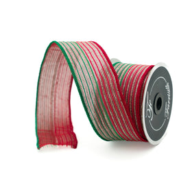Buy red-and-emerald TINSEL STRIPES (PREORDER)