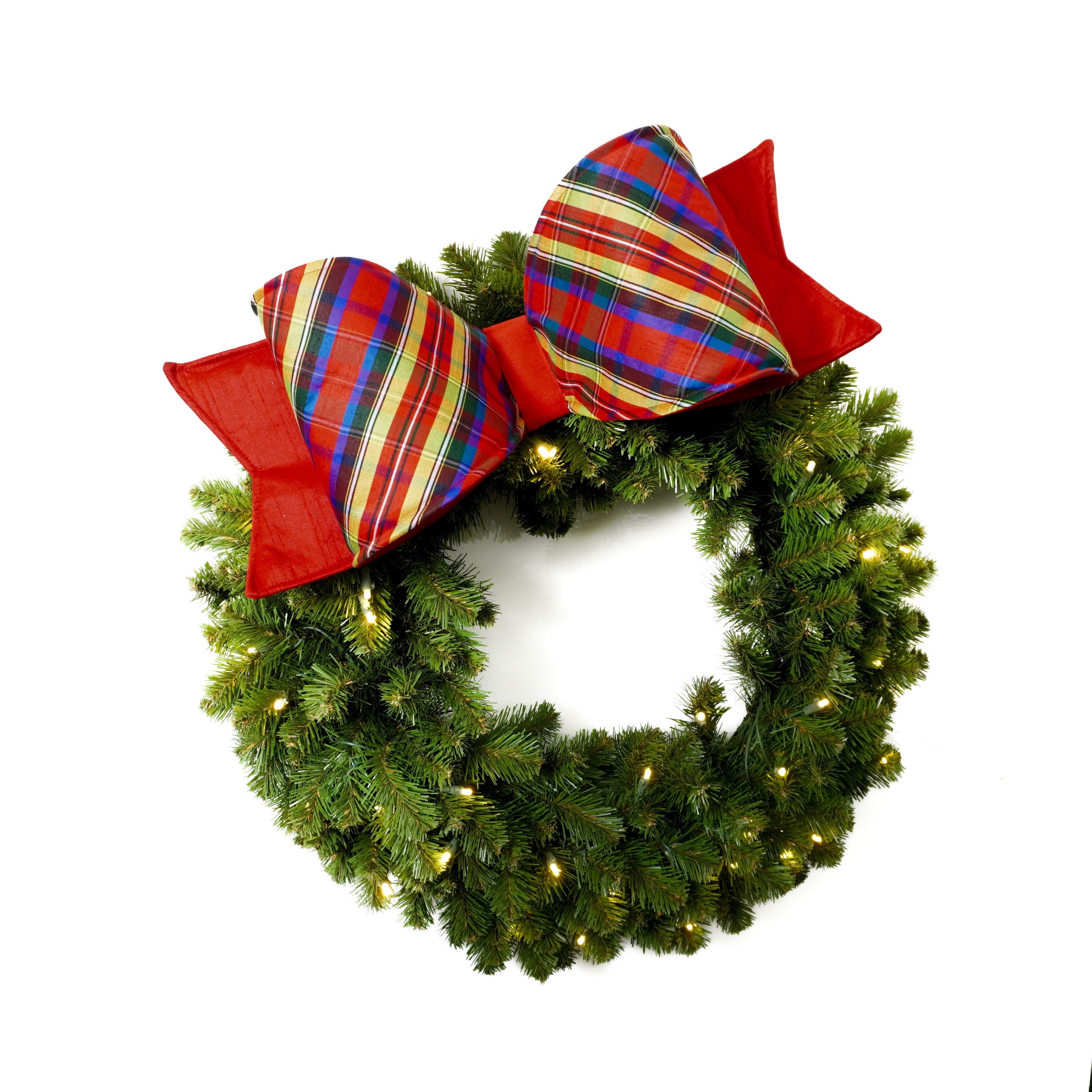 PLAID CHECK BOW (IN STOCK)