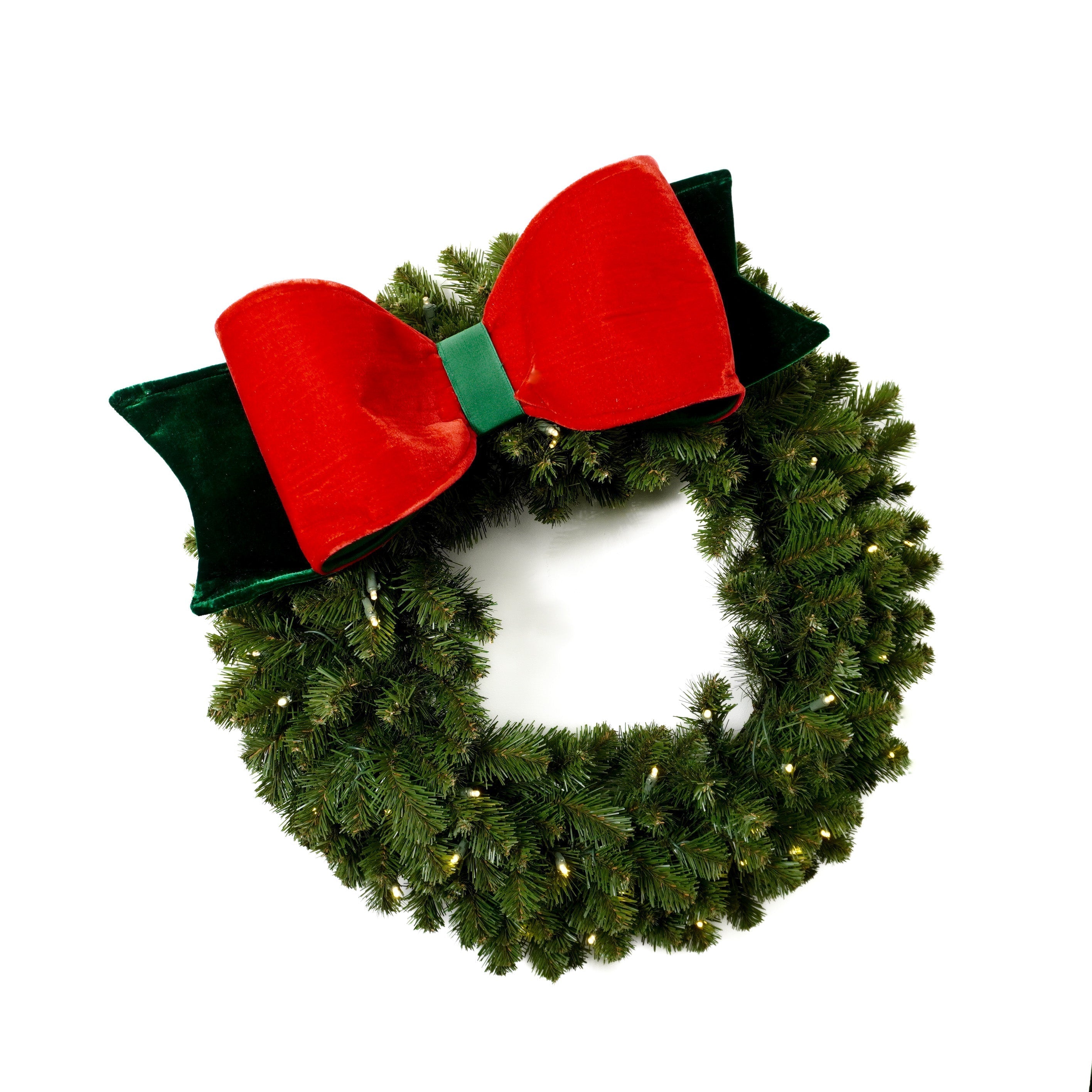 Buy red-green VELVET BOW (IN STOCK)