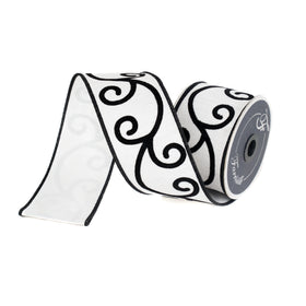 Buy black-white CURLY SWIRLY (IN STOCK)