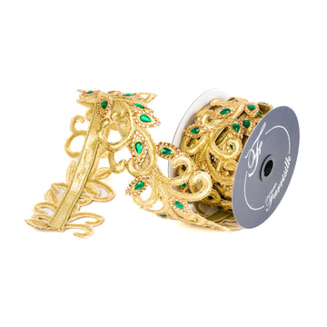 Buy emerald EMBELLISHED EMBROIDERY (PREORDER)