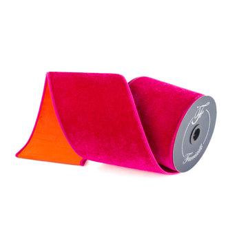 Buy hot-pink-and-orange SHERBERT VELVET (IN STOCK)
