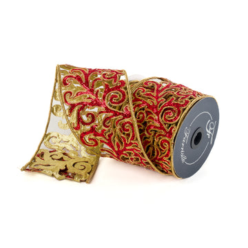 Buy red SEQUIN ACANTHUS (IN STOCK)
