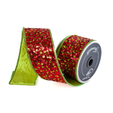 Buy red-and-lime SEQUIN TREASURE (IN STOCK)