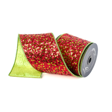 Buy red-and-lime SEQUIN TREASURE (IN STOCK)