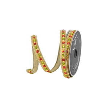 Buy red-and-lime MIXED JEWEL GARLAND (PREORDER)