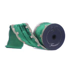 Buy emerald SCALLOPED VELVET (PREORDER)