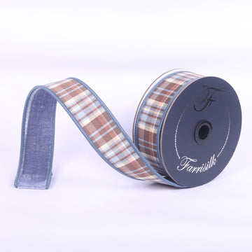 Buy steel-blue-chocolate PLAID PLUSH (PREORDER)