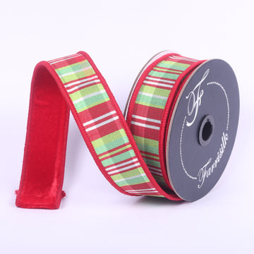 Buy lime-red-and-white PLAID PLUSH (PREORDER)