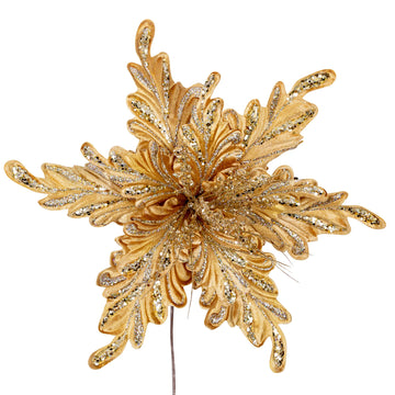 Buy gold FANCY FLORAL CLIP (IN STOCK)