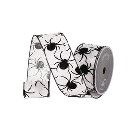 Buy white FLOCKED SPIDERS (IN STOCK)