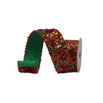 Buy emerald-and-red JOLLY SEQUINS (IN STOCK)