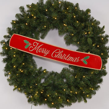 HOLLY CHRISTMAS BANNER (PREORDER)